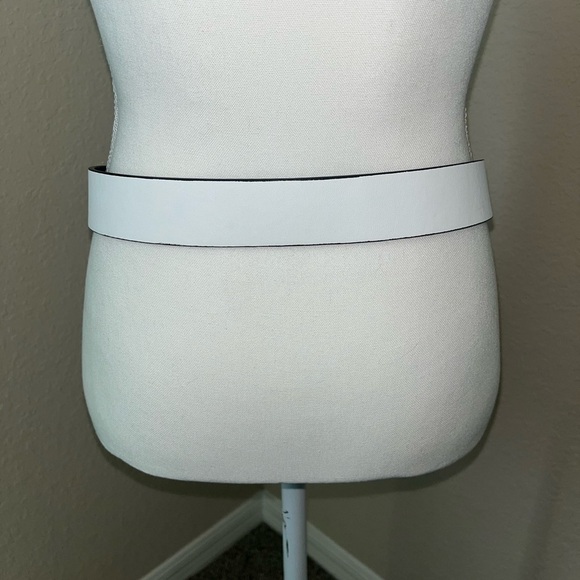 Juicy Couture Women’s Belt White & Black with Buckle, approx 36.5in or 3.5 ft main image 10